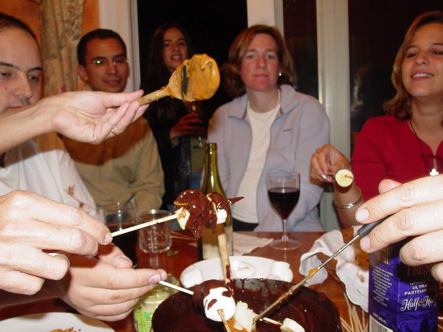 Fondue At Eugenia's March 2003