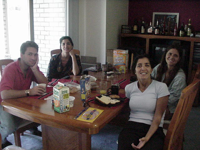 Victoria Sahade's Visit July 2001