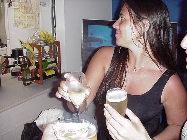 Victoria Sahade's Visit July 2001