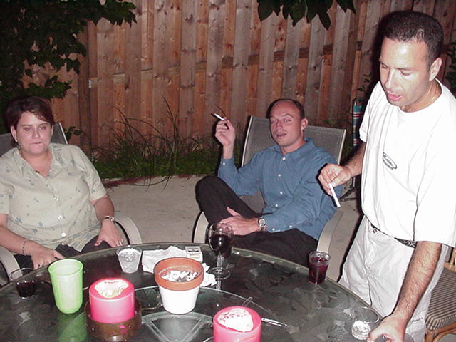 Victoria Sahade's Visit July 2001