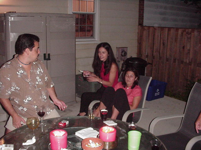 Victoria Sahade's Visit July 2001