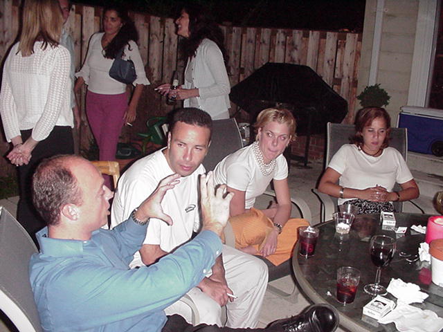 Victoria Sahade's Visit July 2001